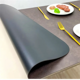 PU Leather Placemats, Waterproof Coffee Coasters, Kitchen Table Mats, Easy to Wipe Off ,Wrinkle Free Kitchen Dining Table Mats