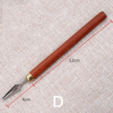 pottery circular carving knife UVO type carving knife, DIY pottery texture tool ceramic trimming carving, stainless steel knife