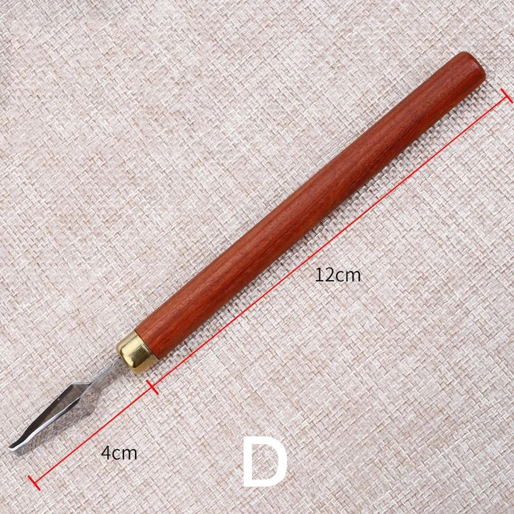 pottery circular carving knife UVO type carving knife, DIY pottery texture tool ceramic trimming carving, stainless steel knife