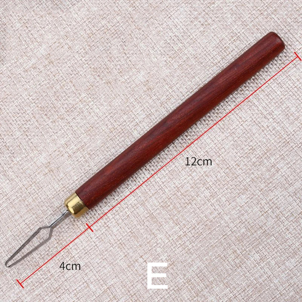 pottery circular carving knife UVO type carving knife, DIY pottery texture tool ceramic trimming carving, stainless steel knife