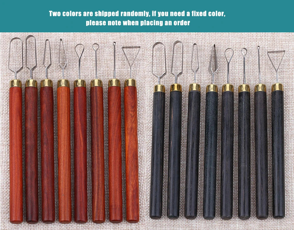 pottery circular carving knife UVO type carving knife, DIY pottery texture tool ceramic trimming carving, stainless steel knife