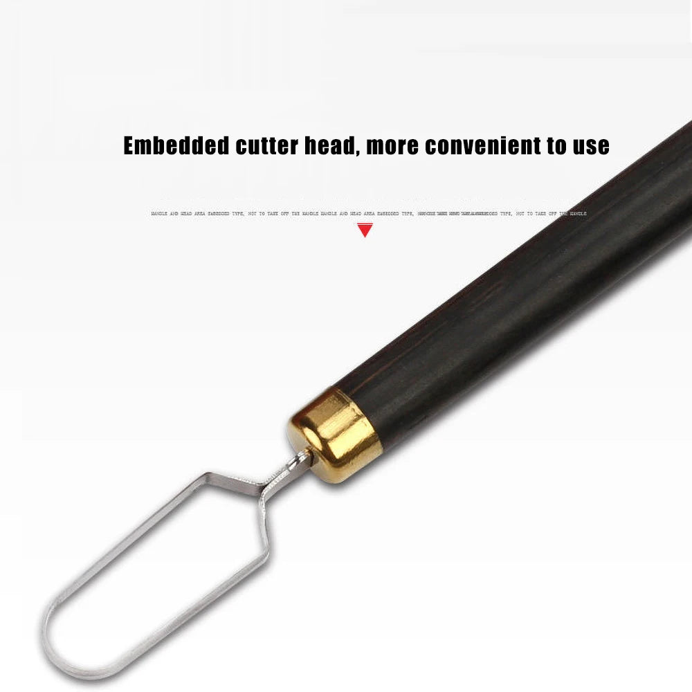 pottery circular carving knife UVO type carving knife, DIY pottery texture tool ceramic trimming carving, stainless steel knife