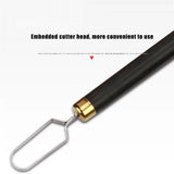 pottery circular carving knife UVO type carving knife, DIY pottery texture tool ceramic trimming carving, stainless steel knife