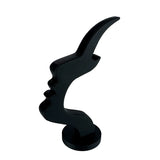 Minimalist Human Profile Eyeglass Holder 3D Printed Side Face Stand for Glasses Fun Practical Desk Line Art Decor Ornament