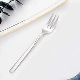 4/6/12Pcs Black Coffee Fork Stainless Steel 304 Tea Fork Set Ice Cream Cake Fruit Forks Mirror Gold Cutlery Thin Sliverware