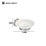 Bathroom Hardware 304 Stainless Steel Brushed Towel Rack Toilet Paper Holder Soap Holder Towel Bar Toilet Bathroom Accessories