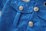 Police Role Play Dress Dressup Clothes  Police Officer Uniform Playsuits Halloween Performance Costumes