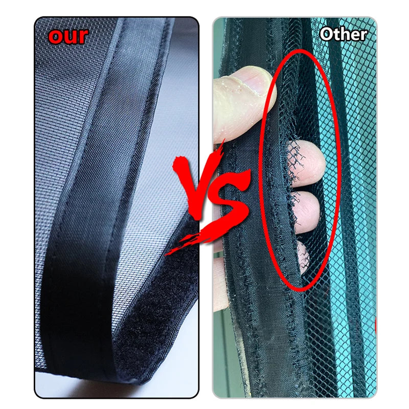 Magnetic Door Screen Insect Mosquito Net Curtain Black Fly Insect Auto Closing Invisible Mesh For Kitchen indoor living room