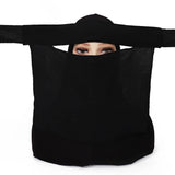 Niqab Short Pinch Eye Breathable Nida Eid Ramadan Wholesale Muslim Women Hijab Saudi Face Cover Veil Niqab