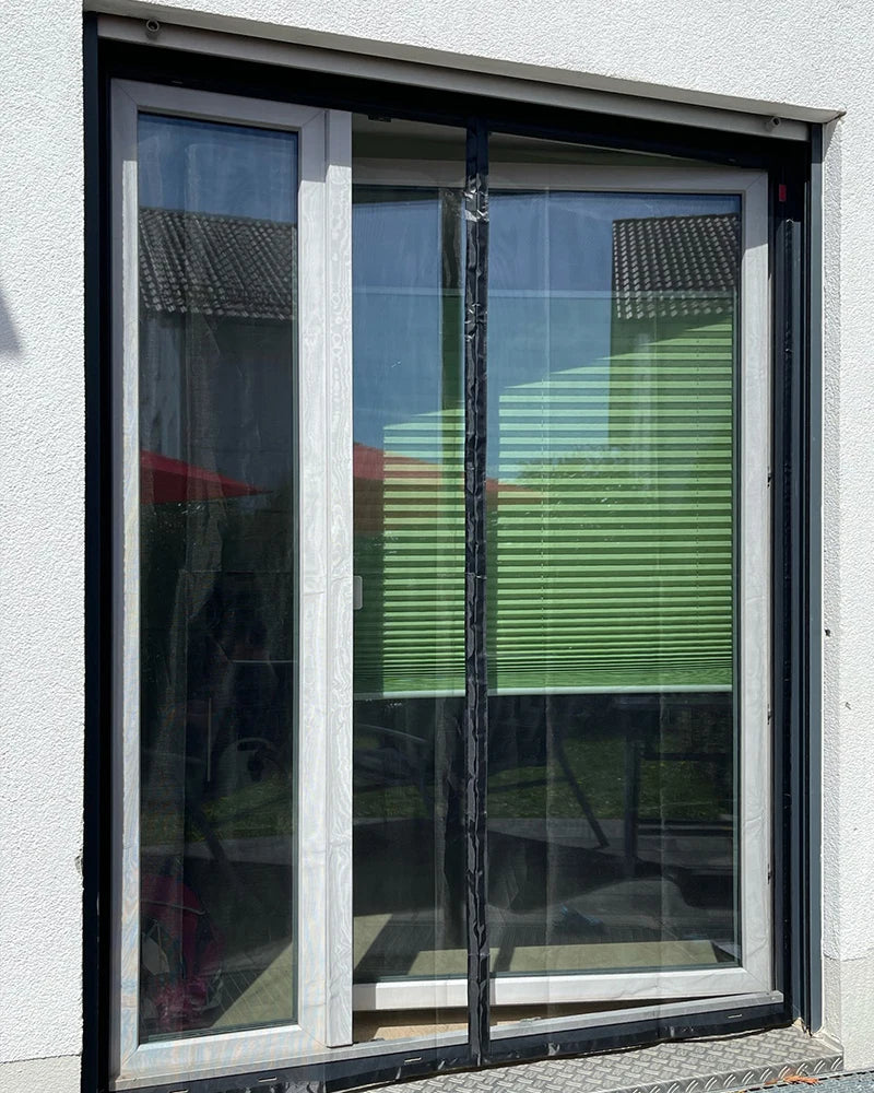 Magnetic Door Screen Insect Mosquito Net Curtain Black Fly Insect Auto Closing Invisible Mesh For Kitchen indoor living room