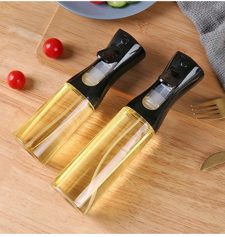200/300/500ml Plastic Oil Spray Bottle Food Grade Oil Spray for Cooking BBQ Air Fryer Kitchen Oil Spray Bottle Kitchen YH001