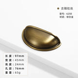 French-bronze solid handle vintage wardrobe/cabinet door handles small single-hole drawer pull medieval-style furniture hardware