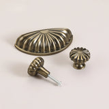 French-bronze solid handle vintage wardrobe/cabinet door handles small single-hole drawer pull medieval-style furniture hardware
