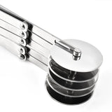 3/5/7 Wheels Cutter Dough Divider Side Pasta Knife Flexible Roller Blade Pizza Pastry Peeler Stainless Steel Bakeware Tools