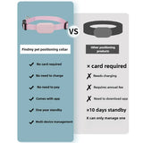 Remote Pet GPS Tracker Waterproof Real-Time Tracking Movement Alert Collar Anti-Lost Dog Cat Global Locator for Apple Find APP