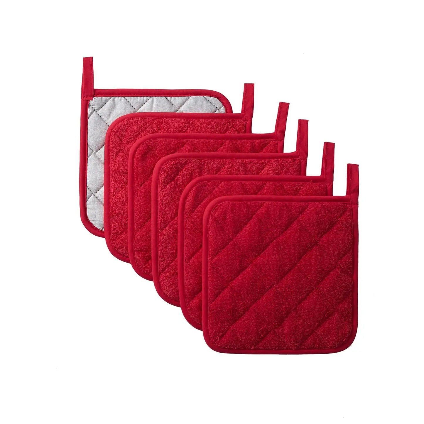 4Pcs/Set Kitchen Pot Holders Pad Heat Resistant Potholders Cotton Hot Pot Pads For Kitchen Oven Pot Holders Dining Table Mat