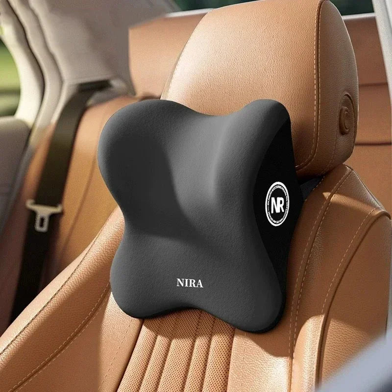 Ergonomic Memory Foam Car Lumbar & Neck Pillow