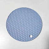 Silicone Heat Resistant Mats, Non-Slip Round Kitchen Pot Pads, Countertop Protector, Cup Coasters for Home Kitchen Accessories