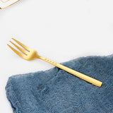 4/6/12Pcs Black Coffee Fork Stainless Steel 304 Tea Fork Set Ice Cream Cake Fruit Forks Mirror Gold Cutlery Thin Sliverware