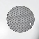 Silicone Heat Resistant Mats, Non-Slip Round Kitchen Pot Pads, Countertop Protector, Cup Coasters for Home Kitchen Accessories
