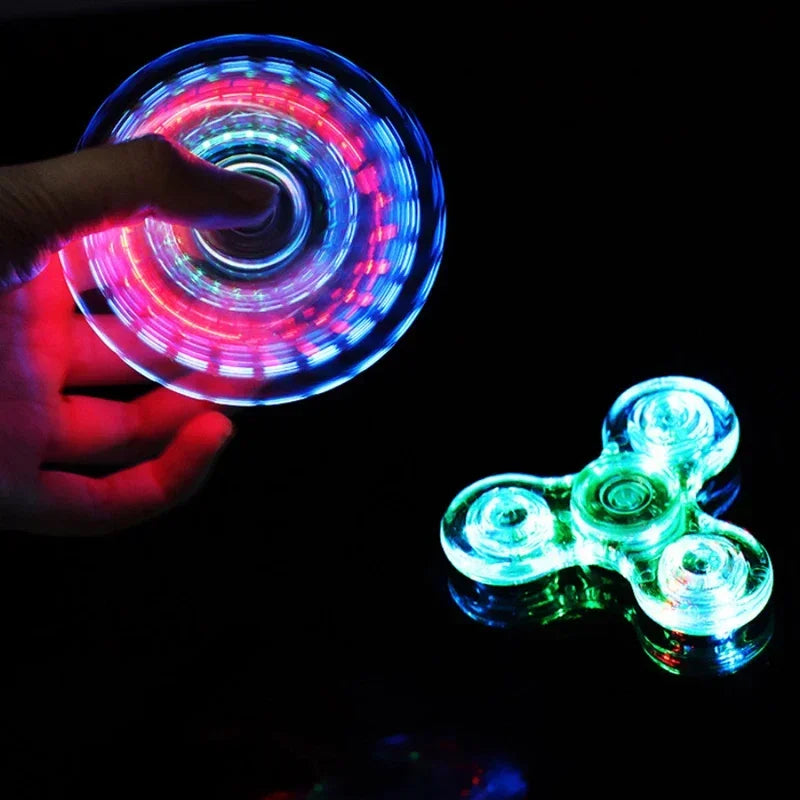 Glow-in-the-Dark LED Fidget Spinner