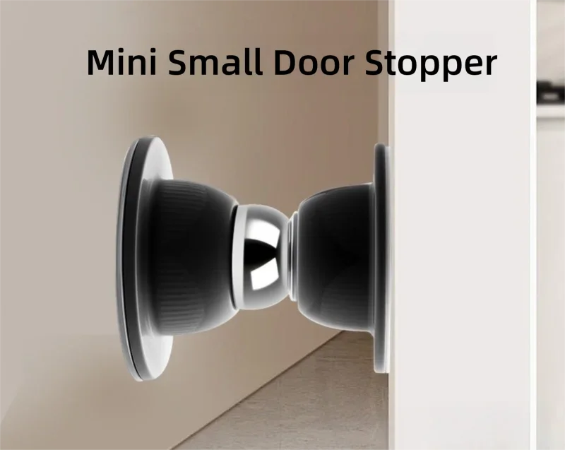 Silicone Anti-collision Magnetic Door Stopper Bedroom Door Study Door Buffer Door Suction No Punching Strong Bonding