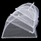 Picnic Food Covers for Outside Mesh 4 Packs Pop Up Fine Fly Net for Fruit - Collapsible Screen Umbrella Food Tent