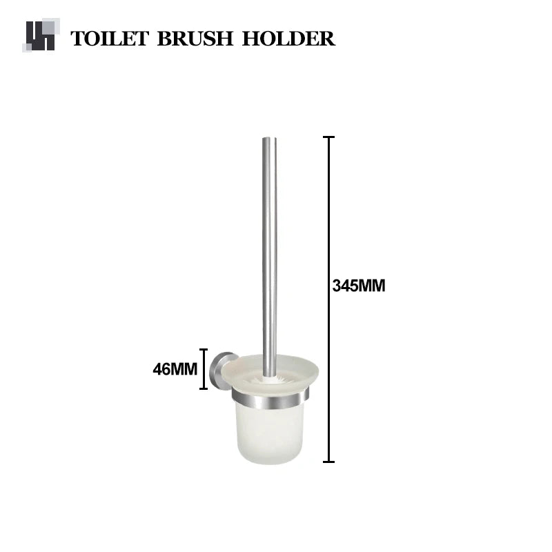 Bathroom Hardware 304 Stainless Steel Brushed Towel Rack Toilet Paper Holder Soap Holder Towel Bar Toilet Bathroom Accessories