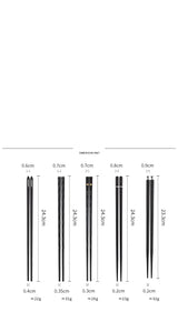 5Pairs High Quality Japanese Non-Slip Chopsticks Korean Home Hotel Restaurant Portable Healthy Food Stick For Sushi Chopsticks