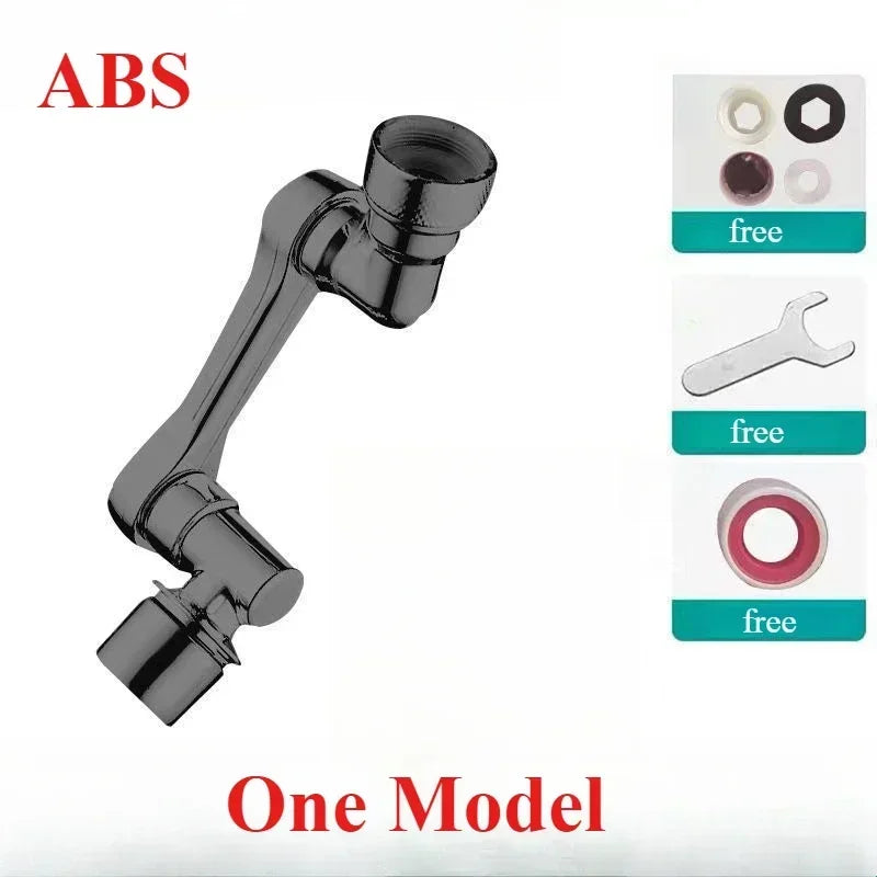 Rotatable Multifunctional Extension Faucet Aerator Kitchen Sink Faucet Extender Adapter Bathroom Tap Swivel Robotic Arm Sink Fit
