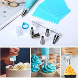 80PCS Cake Decorating Set-Non-Slip Turntable with 14 Piping Tips, Scrapers & Tools for Professional DIY Baking Tools Accessories