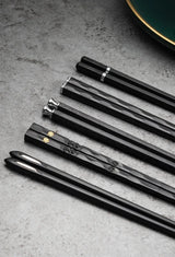 5Pairs High Quality Japanese Non-Slip Chopsticks Korean Home Hotel Restaurant Portable Healthy Food Stick For Sushi Chopsticks