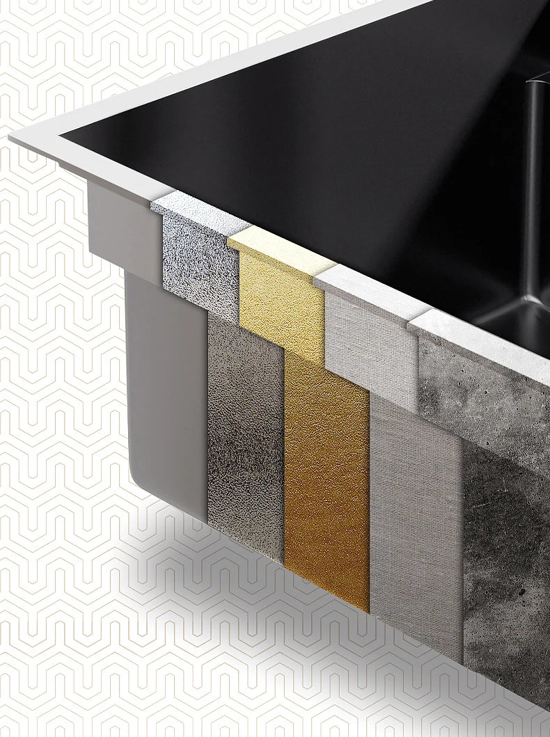 Waterfall Kitchen Sink Nanometer 304 Stainless Steel Large Single Slot Kitchen Accessories Waterfall Faucet Vegetable Basin