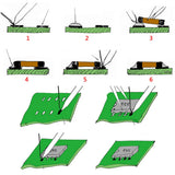 DIY Electronic Top Kit LED Fingertip Gyro Manufacture DIY Kit Fun Top Welding Electronic Components Circuit Board Kit