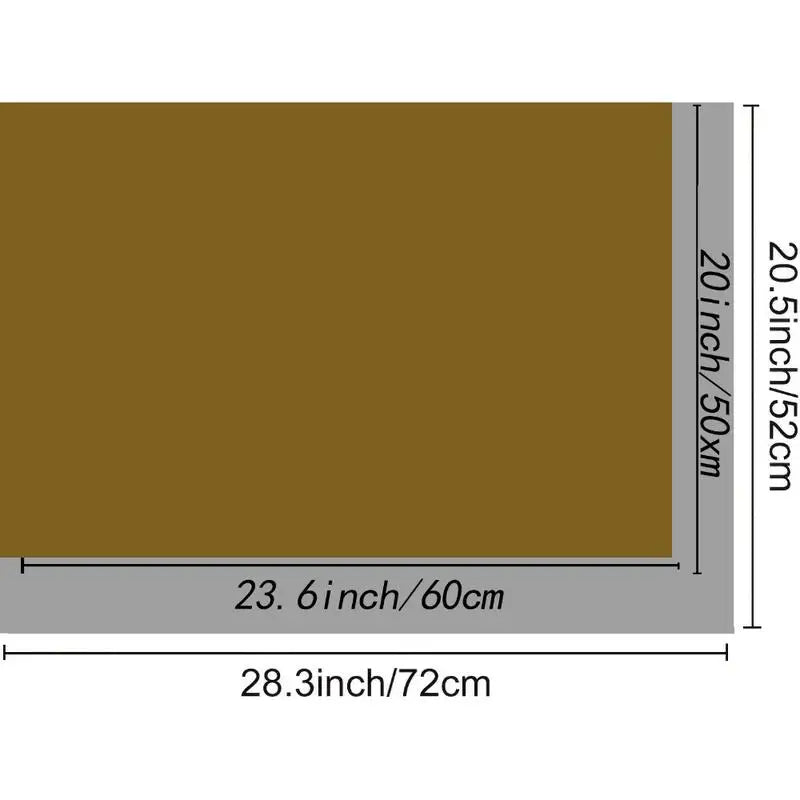 Oversized Stove Cover Heat Resistant Anti Slip Kitchen Countertop Protector Highland Cow Design Scratch Resistant Baking Mat