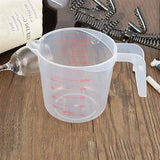 3pcs Baking Liquid Measuring Cups PVC Scale Cup Plastic Measuring Volume Beaker Kitchen Baking Tools 250/500/1000ml