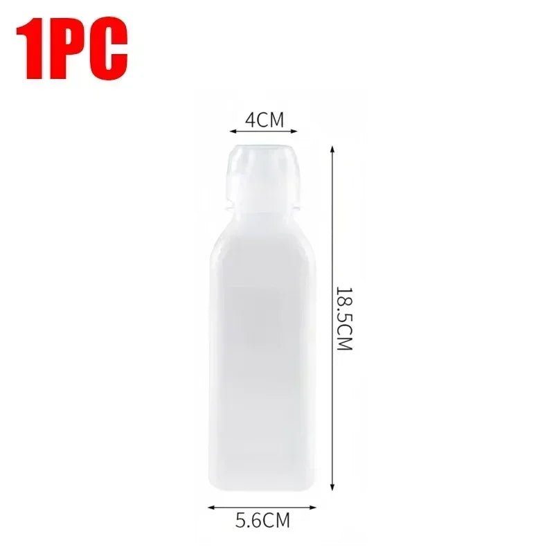 6/1PCS 300/500ml Kitchen Oil Bottle Plastic Seasoning Squeeze Bottle Dispenser for Salad BBQ Sauce Condiment Cooking Tool