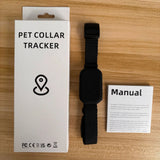 Remote Pet GPS Tracker Waterproof Real-Time Tracking Movement Alert Collar Anti-Lost Dog Cat Global Locator for Apple Find APP