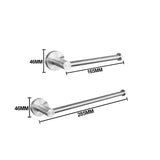 Bathroom Hardware 304 Stainless Steel Brushed Towel Rack Toilet Paper Holder Soap Holder Towel Bar Toilet Bathroom Accessories