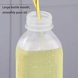 6/1PCS 300/500ml Kitchen Oil Bottle Plastic Seasoning Squeeze Bottle Dispenser for Salad BBQ Sauce Condiment Cooking Tool
