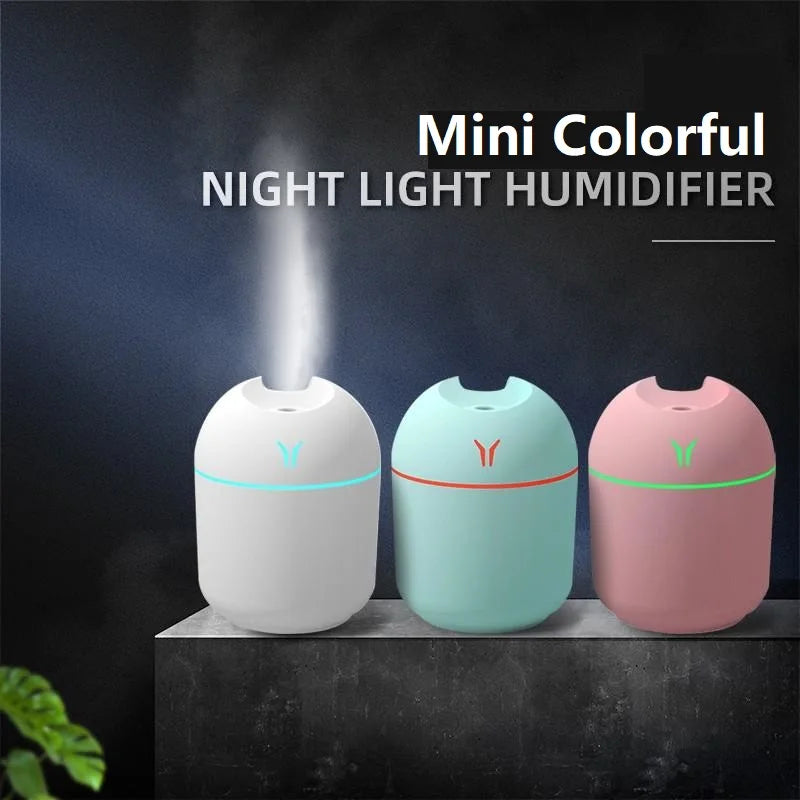 USB Mini Car Humidifier & Aroma Diffuser (250ml)