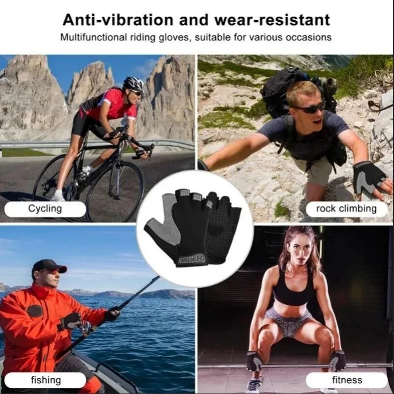 Anti-Slip Breathable Gym Weightlifting Gloves