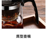 Heat Resistant Glass Teapot One-click Filtering Tea Pot Tea Water Separation Filter Tea Maker Coffee Pot Home Flower Teaware