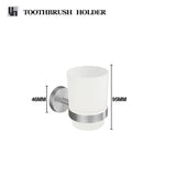 Bathroom Hardware 304 Stainless Steel Brushed Towel Rack Toilet Paper Holder Soap Holder Towel Bar Toilet Bathroom Accessories