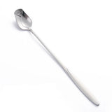 Long Handle Teaspoon Stainless Steel Rose Mixing Spoon Unusual Teaspoons for Dessert Honey Salad Tea Coffee Spoons New Year Gift
