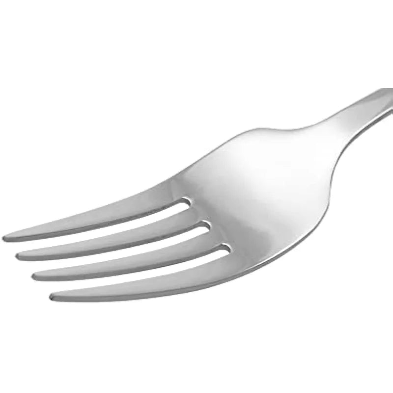 Heavy Duty Stainless Steel Dinner Forks With Round Edge, Pack Of 12, Dishwasher Safe for restaurants Eid Al-Adha Mubarak