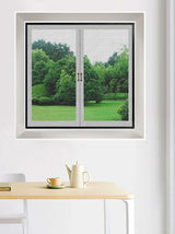 Mosquito-proof screen window, self-adhesive window mosquito net, summer insect-proof door, window mosquito net【BLACK】