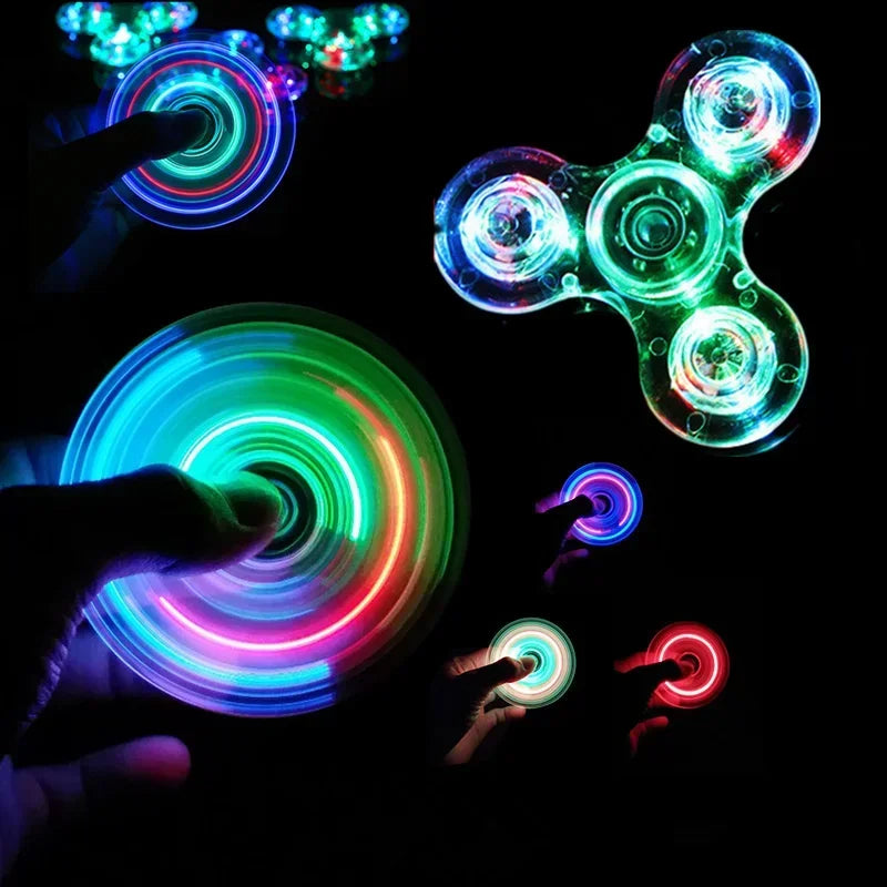 Glow-in-the-Dark LED Fidget Spinner