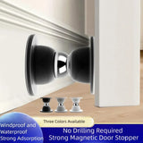 Silicone Anti-collision Magnetic Door Stopper Bedroom Door Study Door Buffer Door Suction No Punching Strong Bonding
