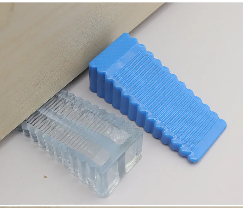 Safety Silicone Door Stop Block Wedge  Stop Door Stopper Home Offices Door Rear Retainer Impact Stopper Rubber Stops No Drill